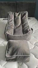Childs Grey Beanbag Seat and