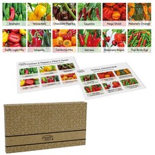 Chilli Seeds | 12 Varieties, 110+ Chill Seeds | Gardening Gifts For Women & Men