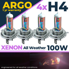 4x H4 Xenon 100w All Weather