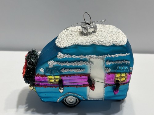 Mercury glass camper christmas - mercury,