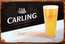 Carling Beer Lager Pin Up