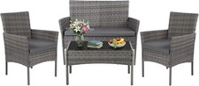 Rattan garden furniture - garden,