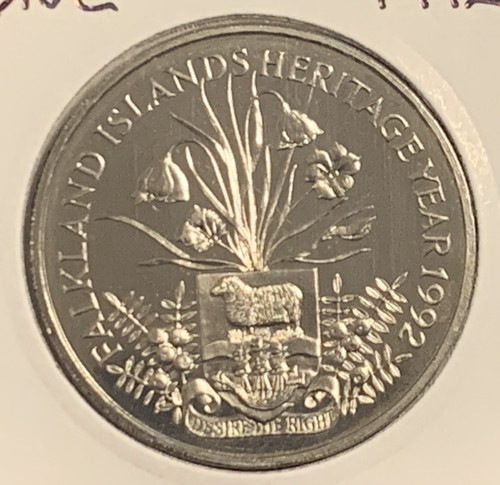 1992 uncirculated falkland - uncirculated,