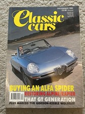 CLASSIC CARS MAG DECEMBER 1990