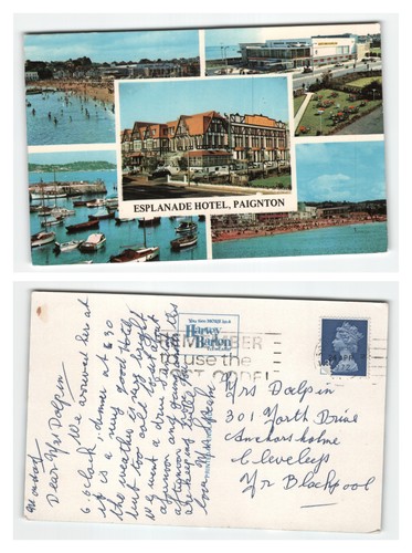 Postcard esplanade hotel - postcard,