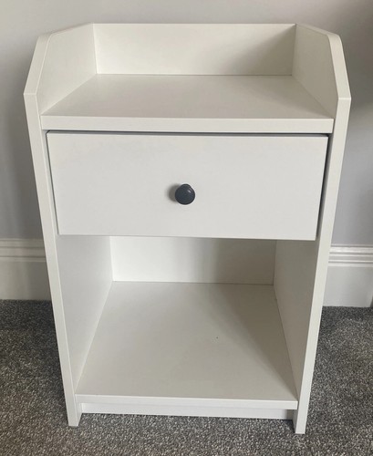 Ikea hauga white - ikea, bedside