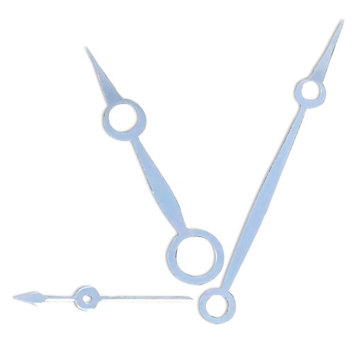 Silver watches hands needles - watches,