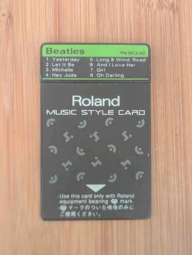Roland beatles music style - roland,