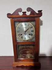 Vintage Highlands Wooden Pendulum Wall Clock