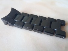 Black ceramic top links - ceramic,