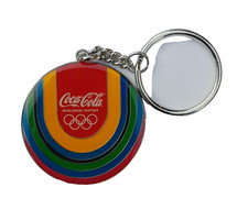 LONDON 2012 OLYMPICS COCA COLA WORLDWIDE PARTNER METAL KEYCHAIN KEYRING NEW! #2