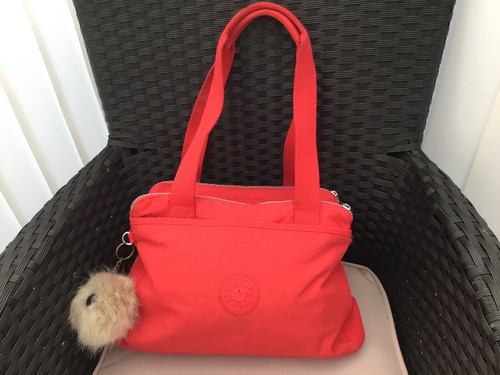 Kipling red roomy bag - roomy, with