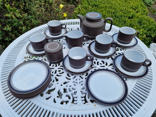 Hornsea contrast tea set - contrast, 6
