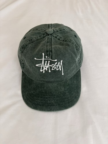 Dark green stussy cap - green, with