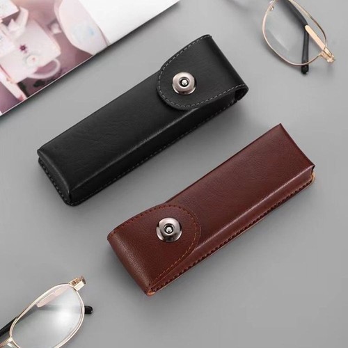 Leather retro glasses storage - leather,