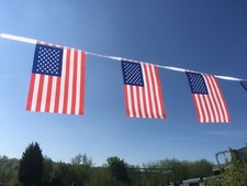 USA Stars and Stripes Fabric