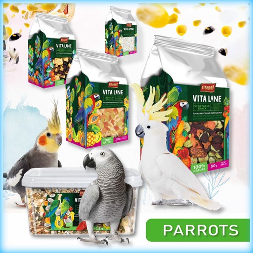 Parrot treats natural - bird, mix