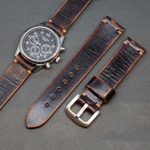 Leather watch strap 26mm - watch,