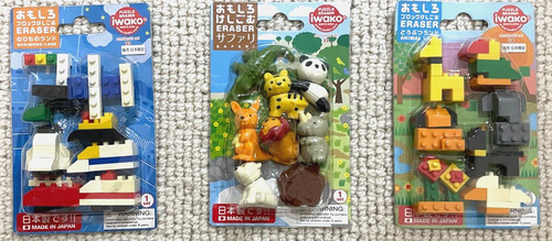 Iwako fun eraser rubbers - iwako,