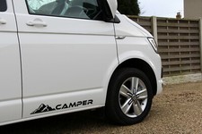 Campervan CAMPER logo stickers
