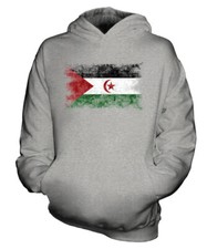 WESTERN SAHARA DISTRESSED FLAG