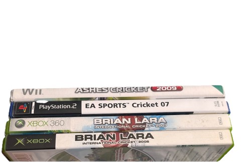 Cricket video game bundle - game, x4