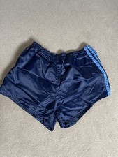 Adidas Vintage Nylon Shorts Medium/32 D5 Sprinter Shiny Nylon Retro Glanz