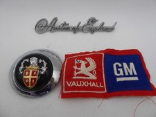 Vintage Austin of England Car Badges and Vauxhall GM Patch