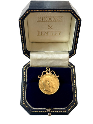 1909 king edward vii 22ct - king,