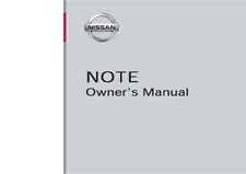 Nissan Note Owners Handbook Manual (All models from 2006 to 2019 FREE POSTAGE