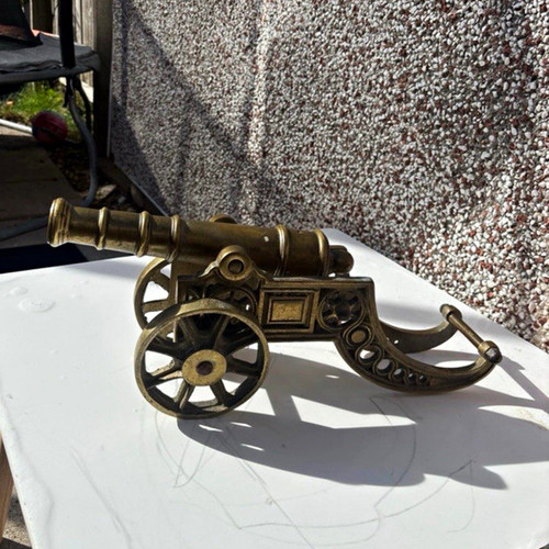 Brass model cannon - cannon, canon