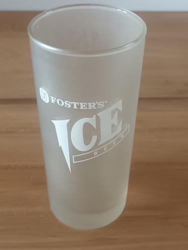 Foster ice beer glass feat - beer,