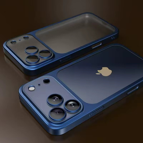 Luxury matte plated phone - plated, case