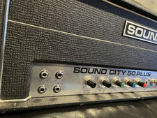 SOUND CITY 50 PLUS Vintage Valve Amplifier 1970, Excellent Condition.