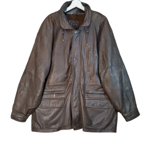 Vintage leather jacket - , dark