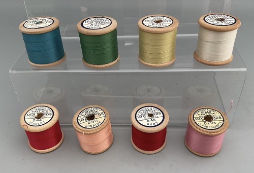 Assorted used sylko thread - used,