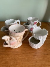 4 Vintage Shaving Mugs