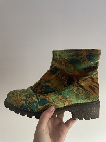 Miista velvet baroque print - velvet,