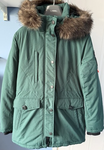 Women superdry parka green - women's,