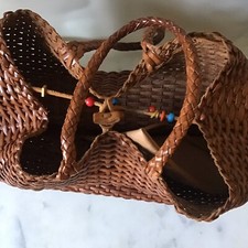 Henry Cuir Tan Woven Leather