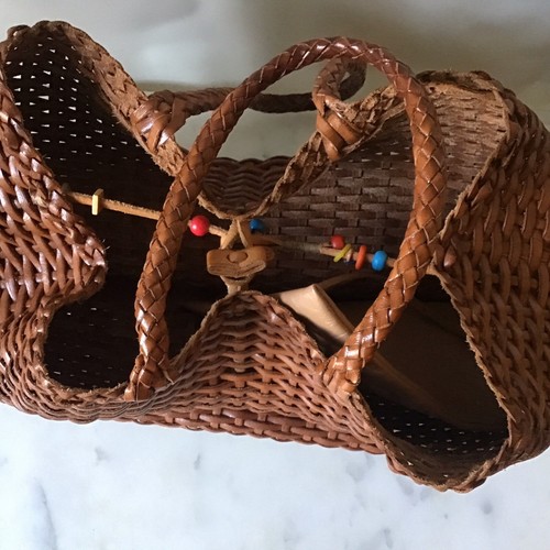 Henry cuir tan woven leather - henry,