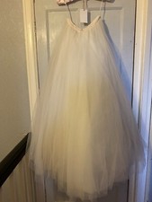 Two Piece Wedding Dress skirt With Two Basque Tops Approximate Size 12-14