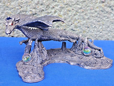 VINTAGE PEWTER DRAGON