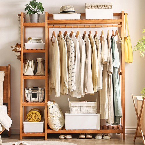 Bedroom wooden coat rack - coat,