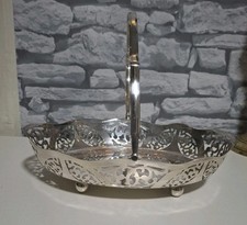 Vintage Silver Plate Oval
