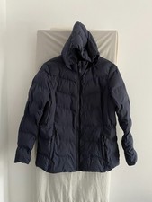 32 DEGREES HEAT Blue Hooded Puffer Coat Size M