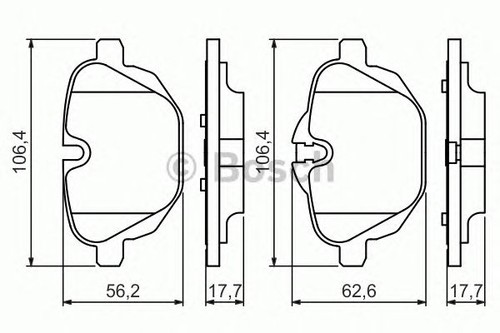 Bosch brake pad - bosch,