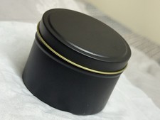 50 Pack Black Candle Tins