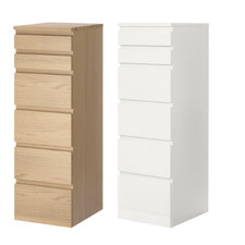 IKEA MALM 6 Drawer Chest White