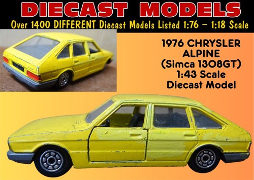 Rare chrysler alpine - rare, simca